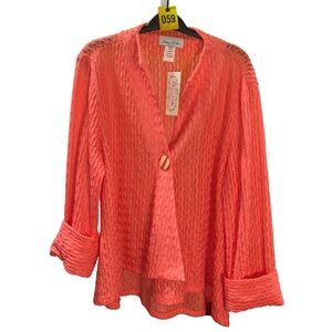 Come n See size Large semi sheer cover up- NWT- PTP: 24.5”